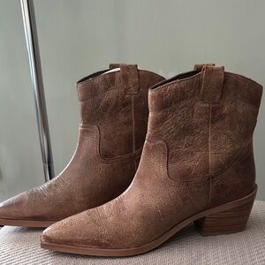 Brown Heeled Boots